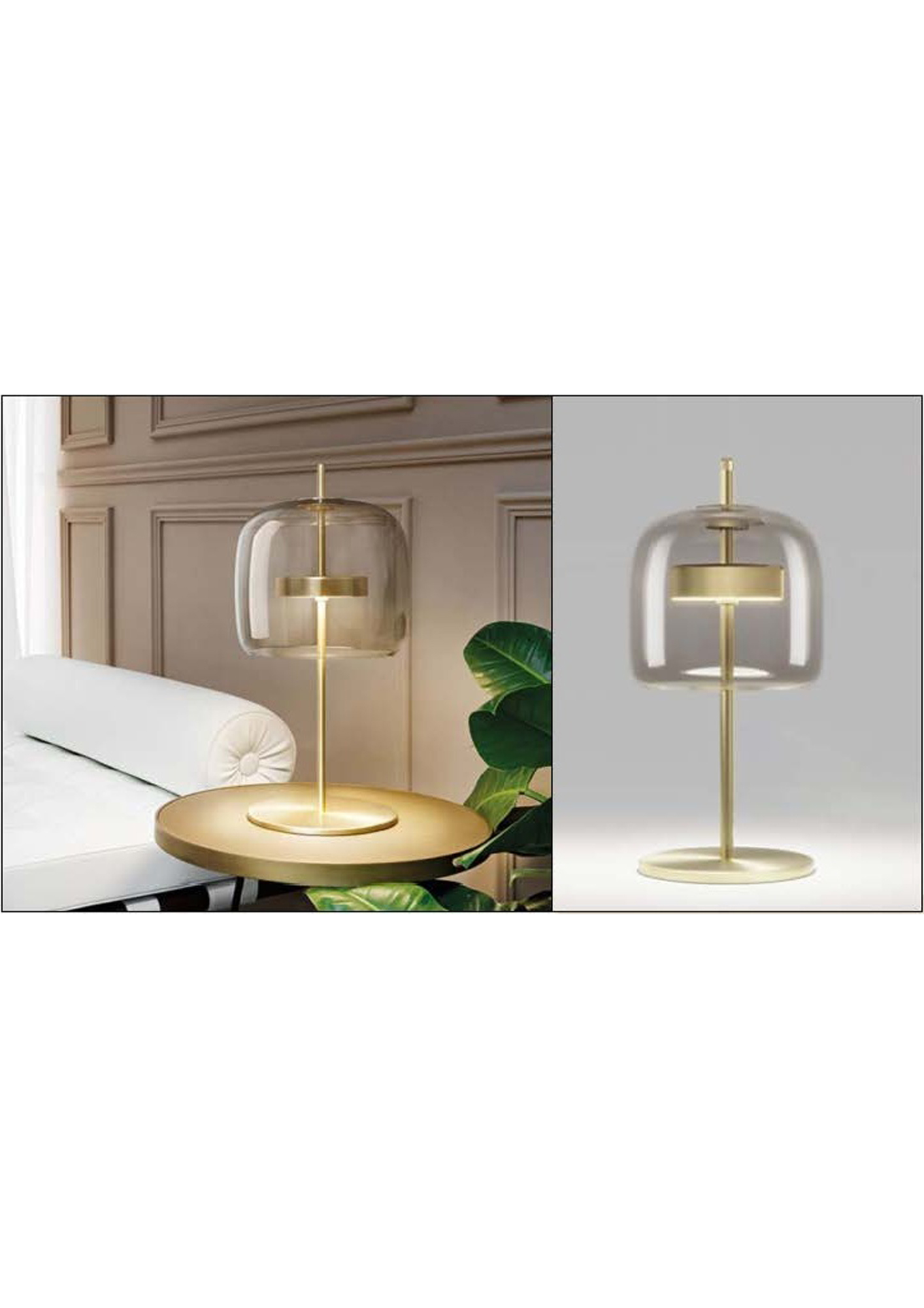 Beyond Lights - Brass Dome Lamp- GL
